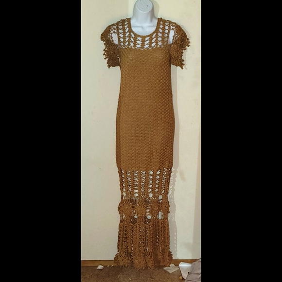 Chasing Unicorns Crochet Maxis Dress - Size XS - Picture 2 of 5